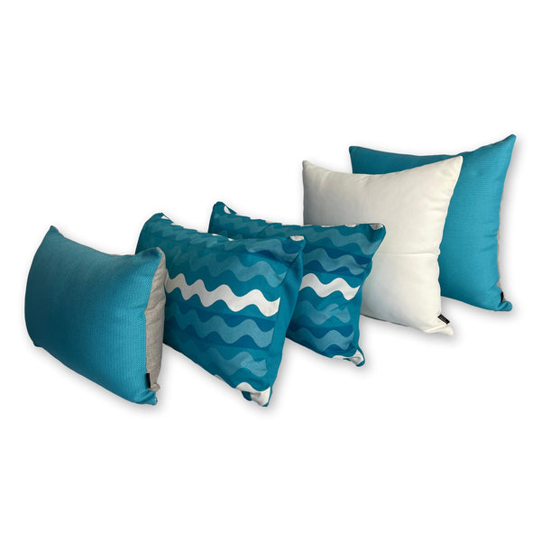 Aqua Set of 5